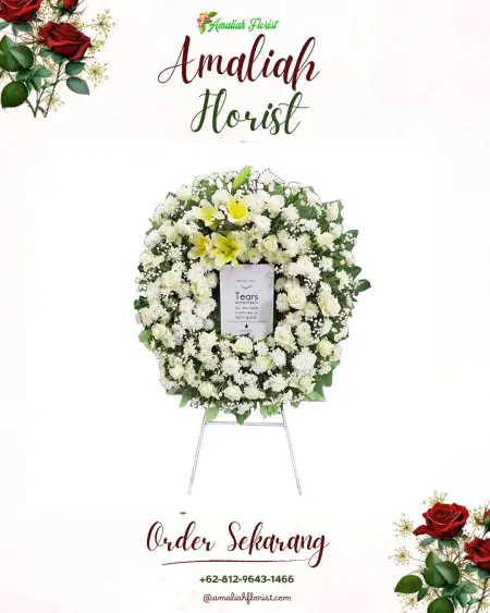 Krans Bunga Duka Pasar Lama